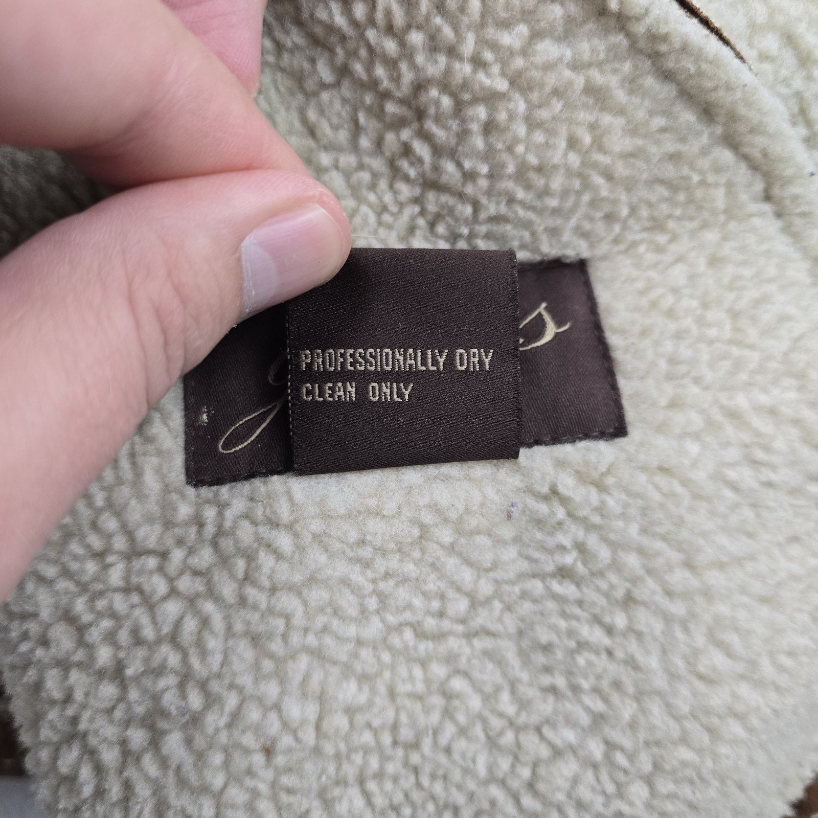 Guess Vintage Guess Jacket Womens Large Faux Suede Sherpa Leather Size L / US 10 / IT 46 - 8 Thumbnail
