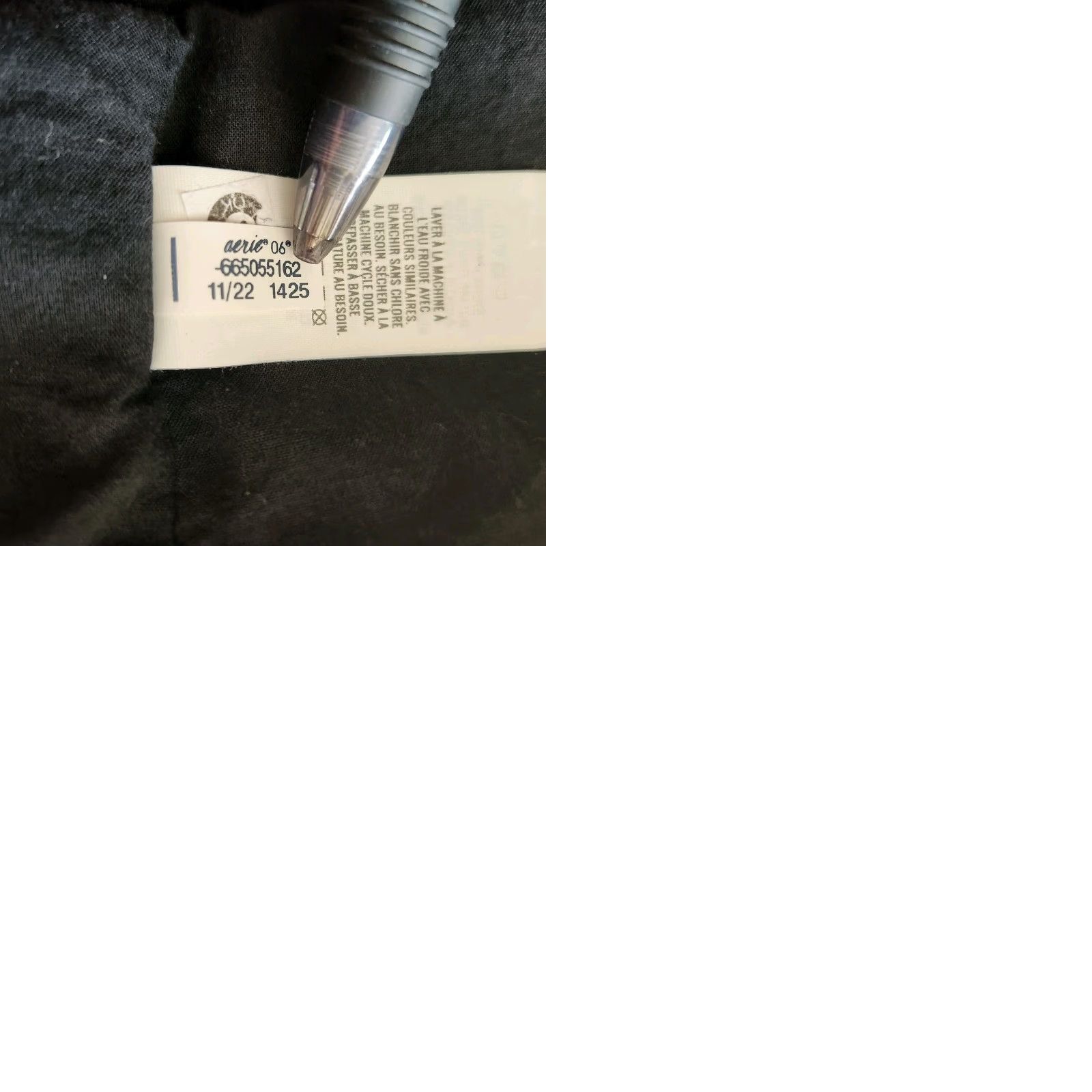 American Eagle Outfitters Aerie Womens L Black Crinkle Cotton Smocked Waist One Shoulder Dress Size L / US 10 / IT 46 - 9 Thumbnail