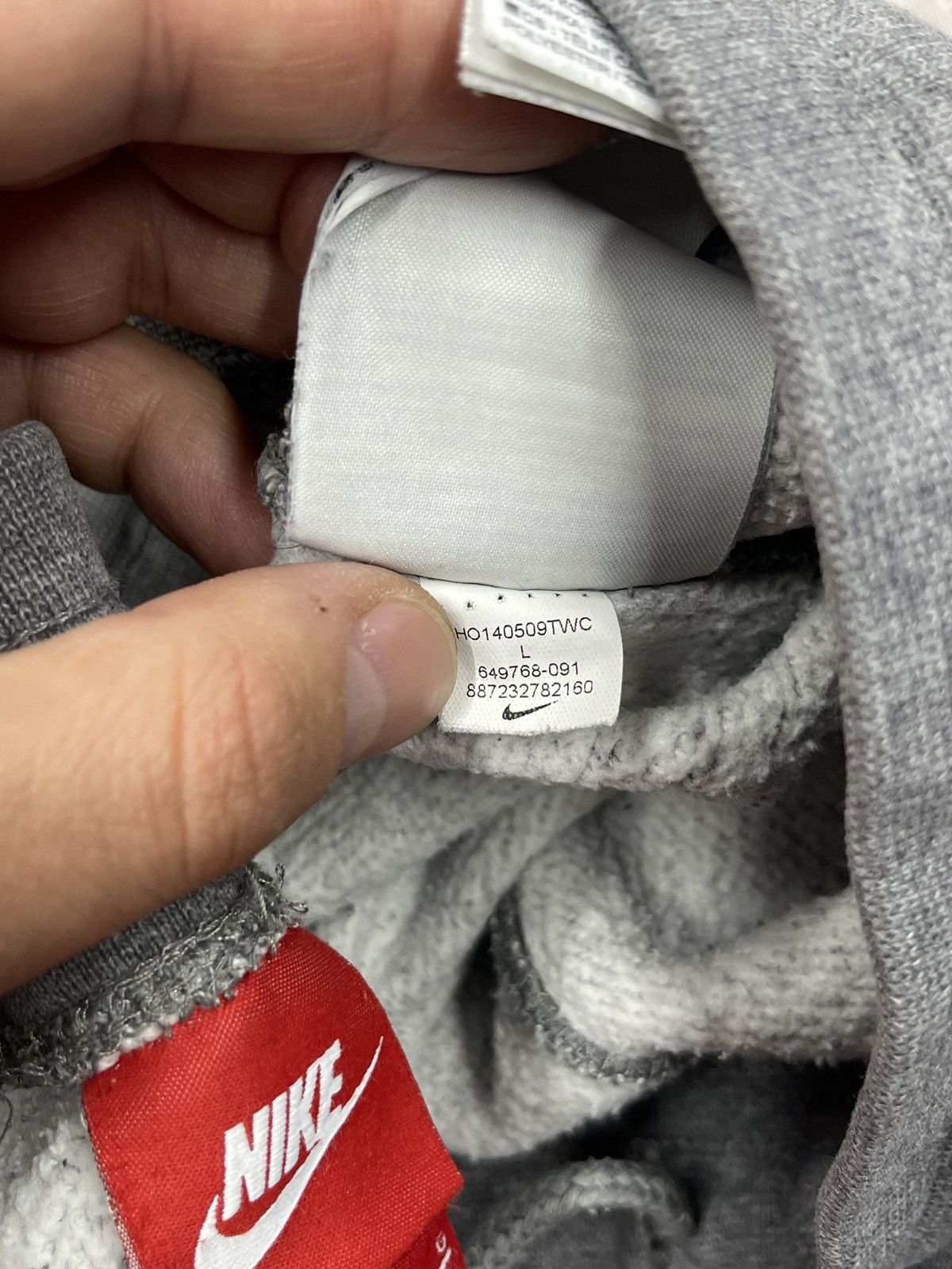 Nike Vintage Nike Basic Grey Sweatpants Drill Y2K TECH ACG Size US 34 / EU 50 - 10 Thumbnail