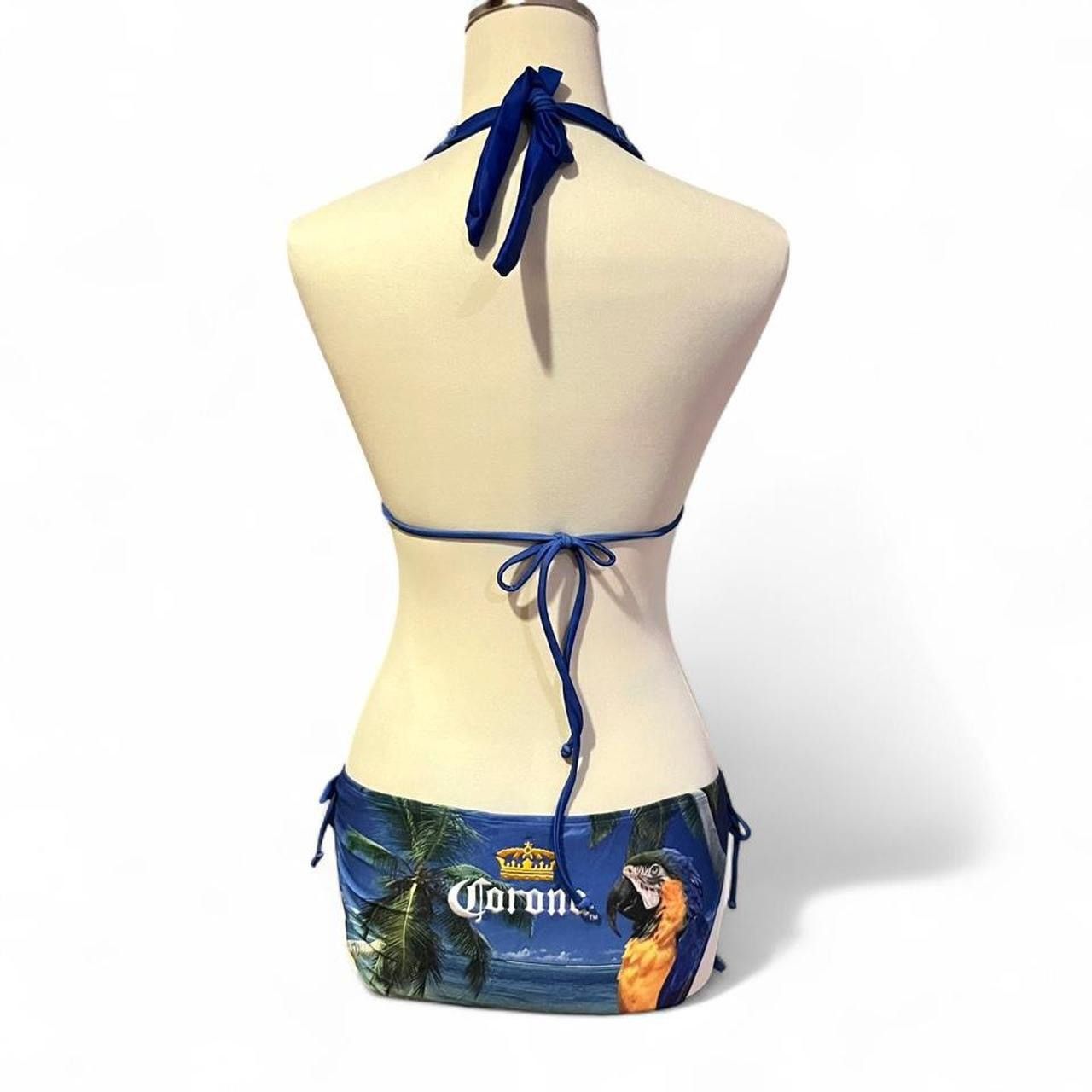 Other Vintage Y2K Corona tropical low waisted halter bikini set Size L / US 10 / IT 46 - 4 Thumbnail