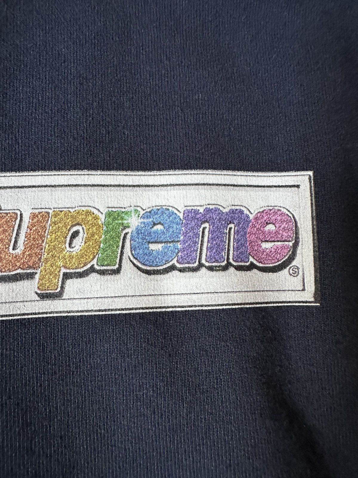 Supreme Supreme Bling Box Logo Hooded Sweatshirt Navy New Size US M / EU 48-50 / 2 - 3 Thumbnail