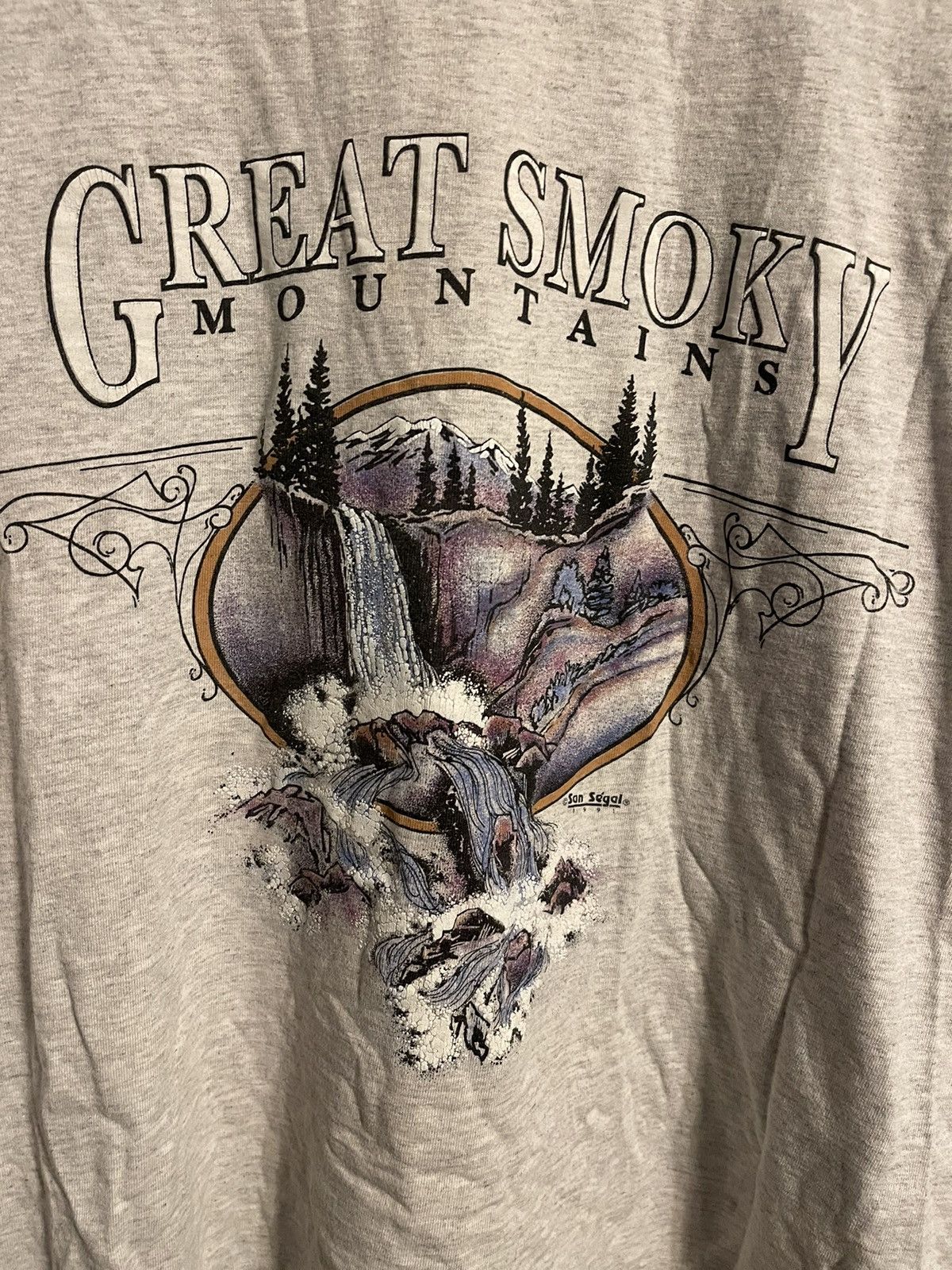 Anvil Vintage Great Smoky Mountains Double Collar Tee Size US XL / EU 56 / 4 - 3 Thumbnail