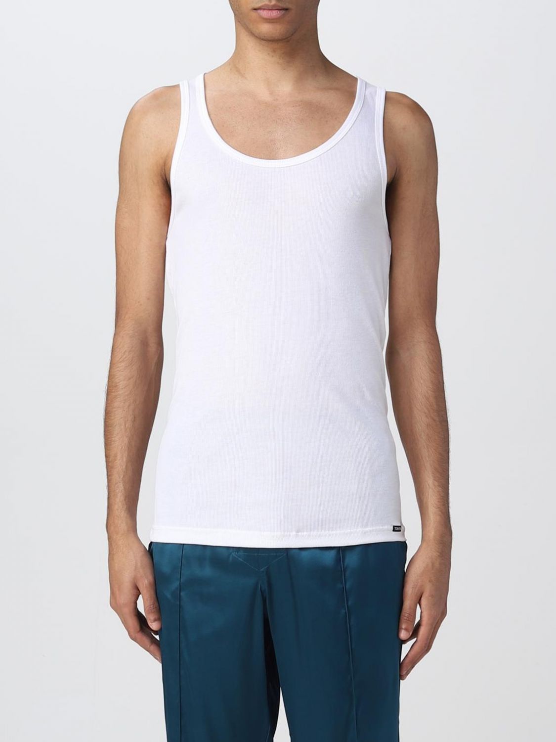 Tom Ford Tom Ford T-Shirt Men White Size US XXL / EU 58 / 5 - 1 Thumbnail