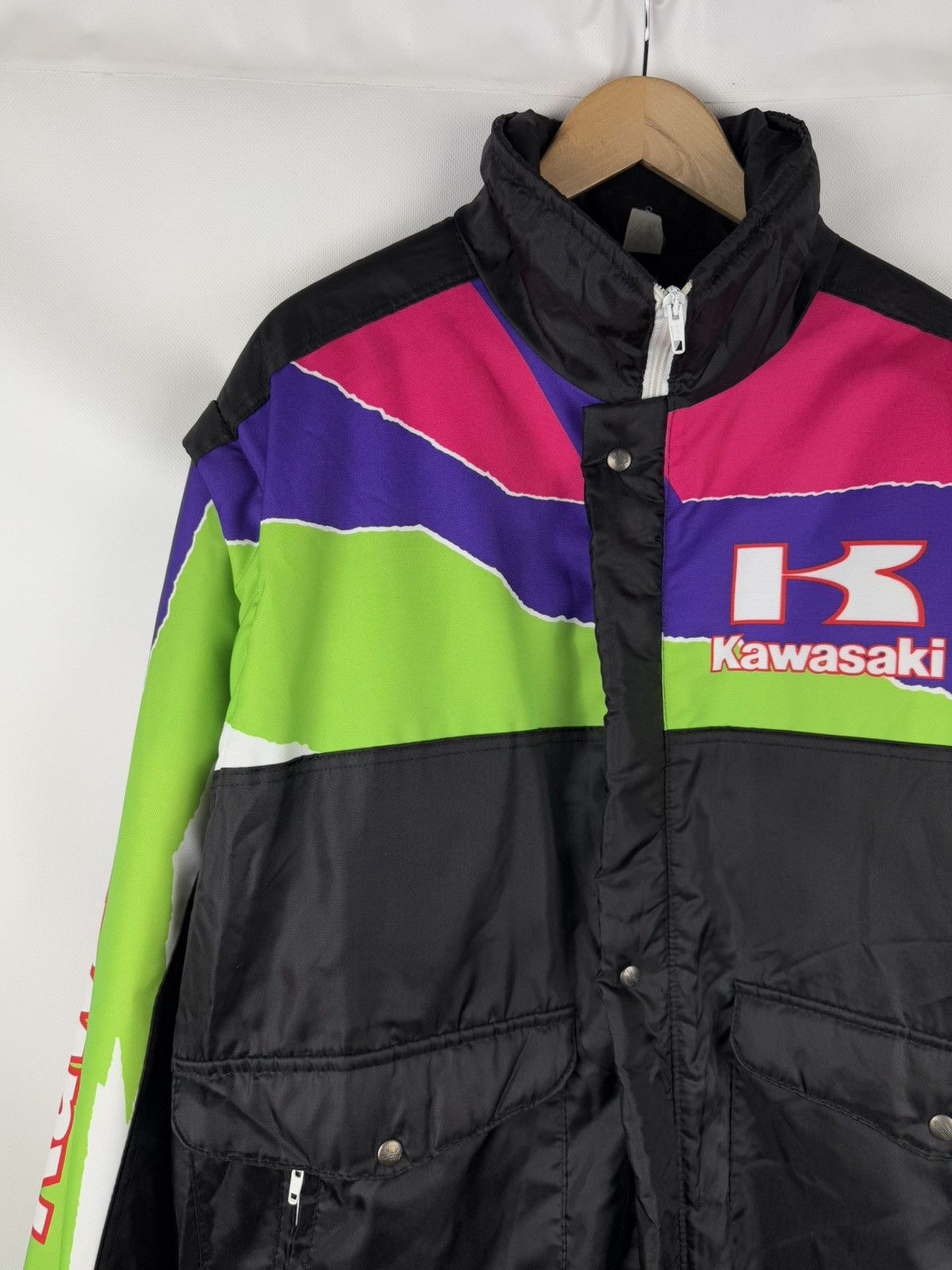 Vintage Kawasaki Vintage Racing Big Logo Transformer Jacket Size US XXL / EU 58 / 5 - 4 Thumbnail