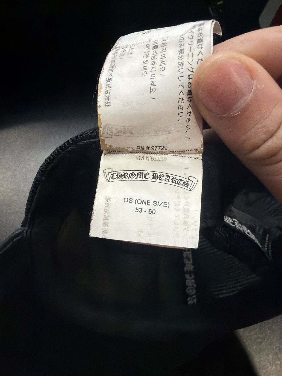 Chrome Hearts Chrome Hearts Matty boy Hollywood Hat Black Used Size ONE SIZE - 4 Thumbnail
