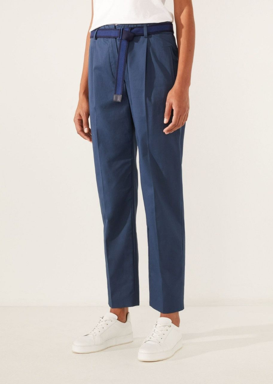 Loro Piana o1srvl11e0424 Trouser in Navy Blue Size 32" / US 10 / IT 46 - 2 Thumbnail