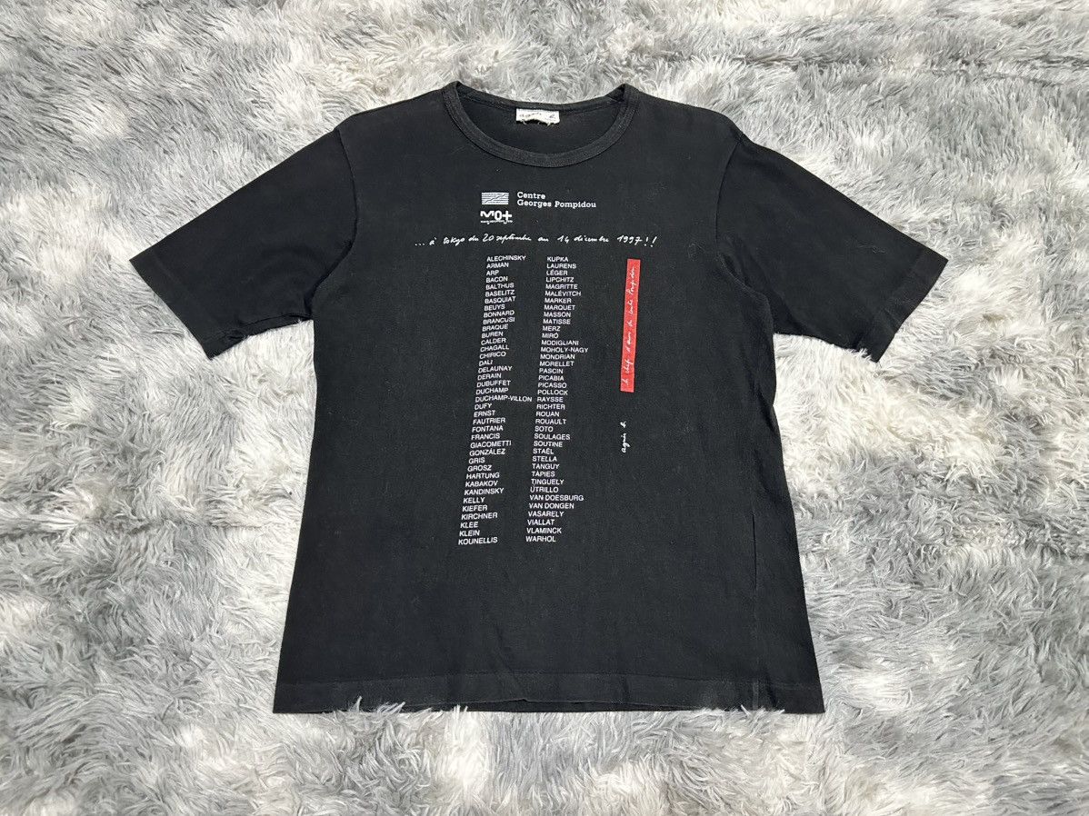 🔥1997 Vintage Agnes B Shirt Museum Of Art Promo Artist List