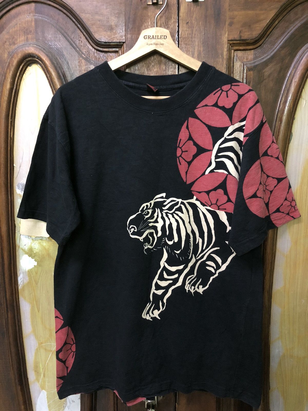 Bullet Noise Vintage Sukajan Angry Tiger Rare Shirt Tee Size US L / EU 52-54 / 3 - 3 Thumbnail