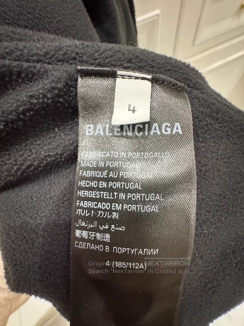 Balenciaga Balenciaga Patch Teddy Fleece Zip-Up Sweatshirt Jacket Size US XL / EU 56 / 4 - 4 Thumbnail