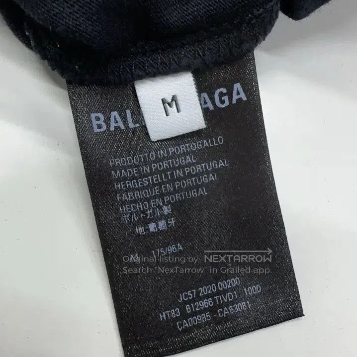 Balenciaga Balenciaga Black Graphic Short Sleeve T. Size US M / EU 48-50 / 2 - 4 Thumbnail