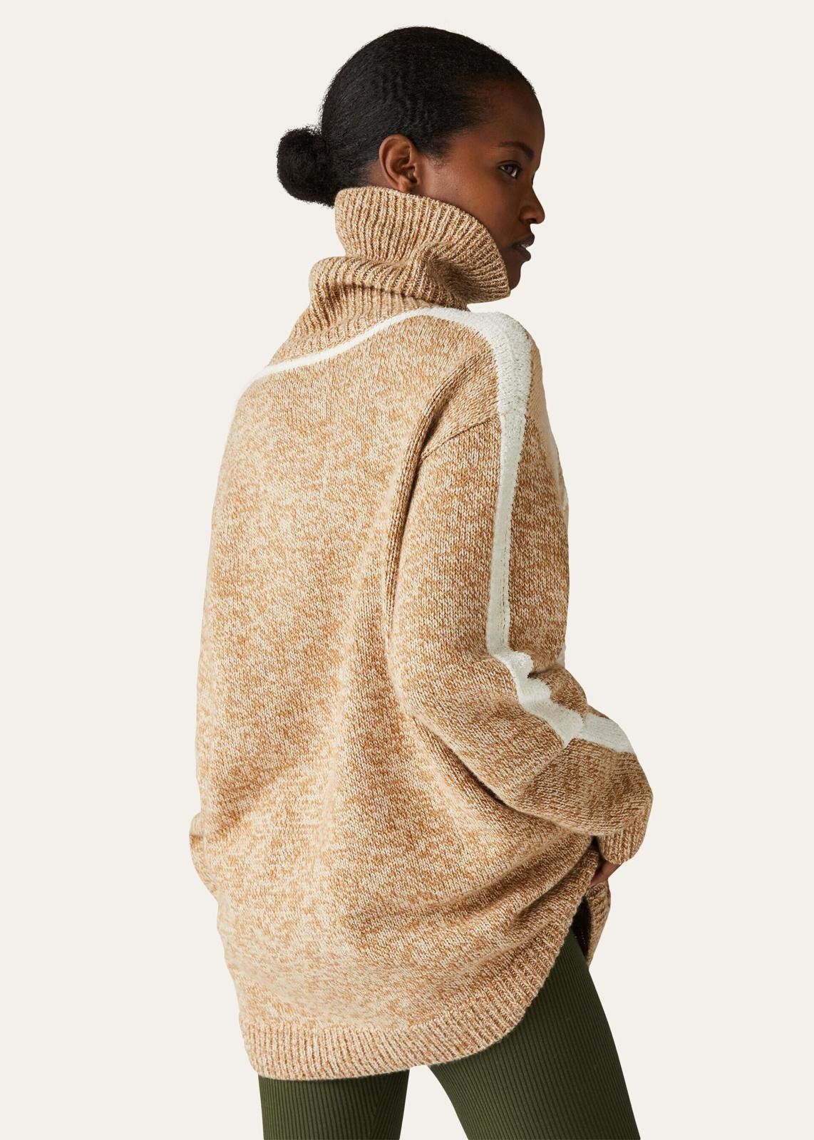 Loro Piana o1srvl11e0825 FAN1704 Turtleneck Sweater in Beige Size M / US 6-8 / IT 42-44 - 4 Thumbnail