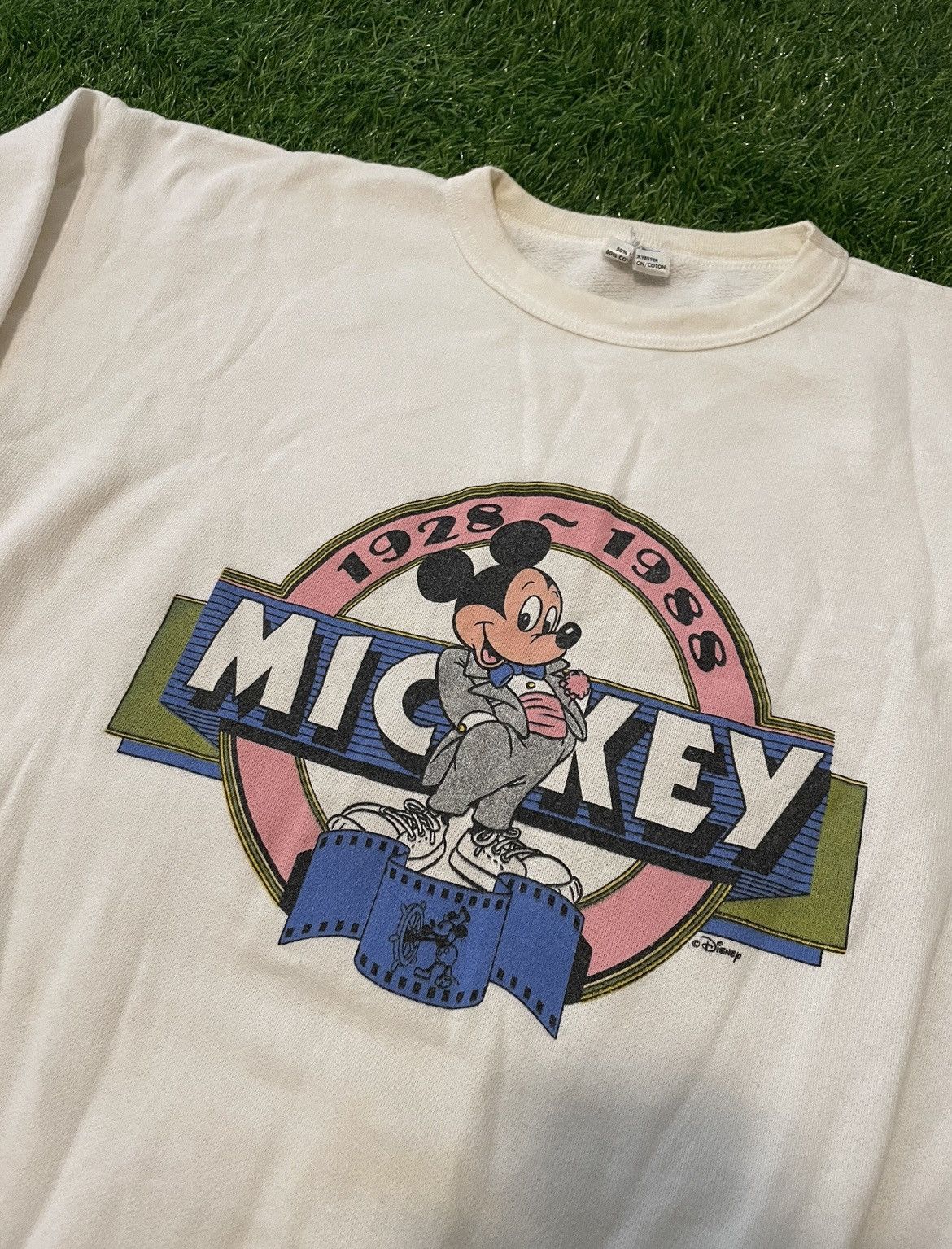 Disney × Vintage Vintage Disney 1928-1988 Mickey Mouse Crewneck Size Medium Size US M / EU 48-50 / 2 - 2 Thumbnail