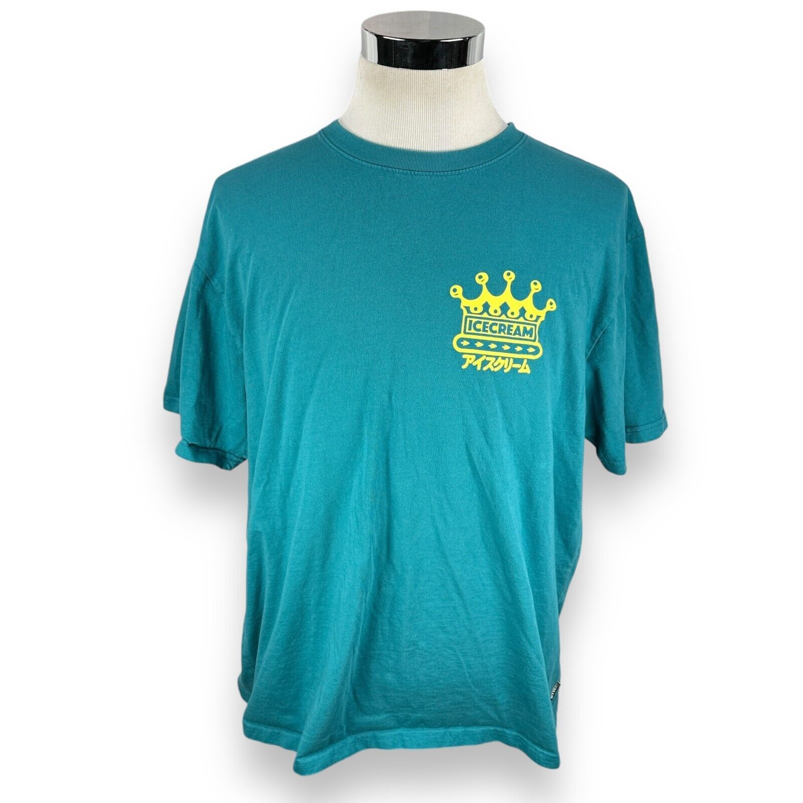 Icecream Icecream T-Shirt Men’s 2X 2XL XXL Blue Cotton Short Sleeve Size US XXL / EU 58 / 5 - 1 Thumbnail