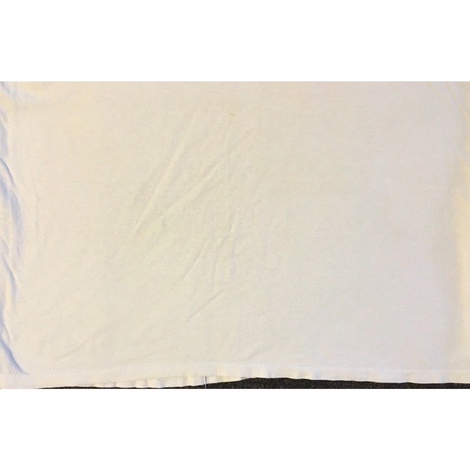 Hanes VINTAGE Hanes Shirt XL White 90s Distressed V-Neck T-Shirt Men Grunge Punk Skate Biker Rock 80s 90s California USA Size US XL / EU 56 / 4 - 4 Thumbnail