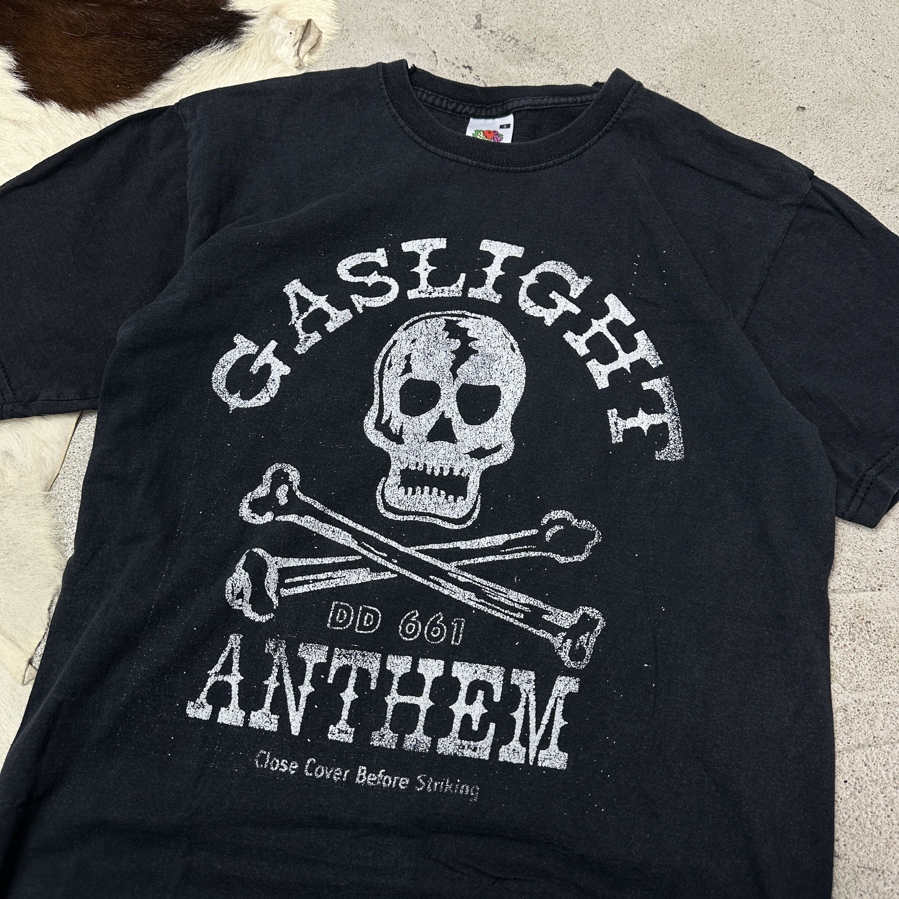 Vintage Vintage Grunge Opium Gaslight Skull Printed T-shirt Y2K Size US S / EU 44-46 / 1 - 3 Thumbnail