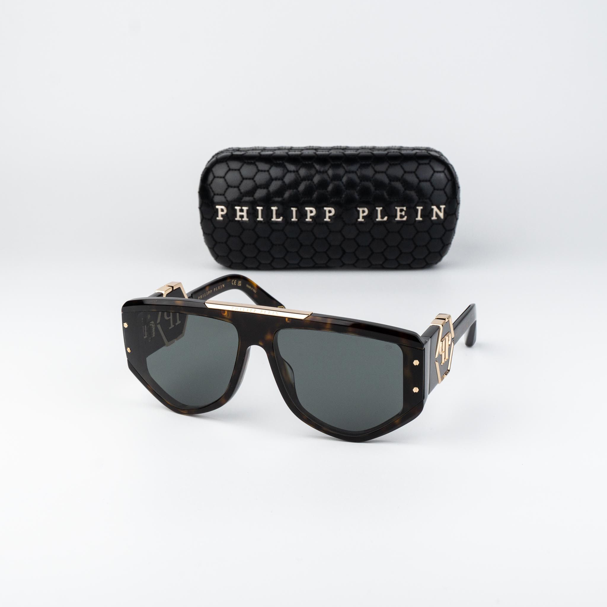 Philipp Plein Philipp Plein Men Sunglasses Mask SPP093M 0722 NEW AUTHENTIC Size ONE SIZE - 1 Thumbnail