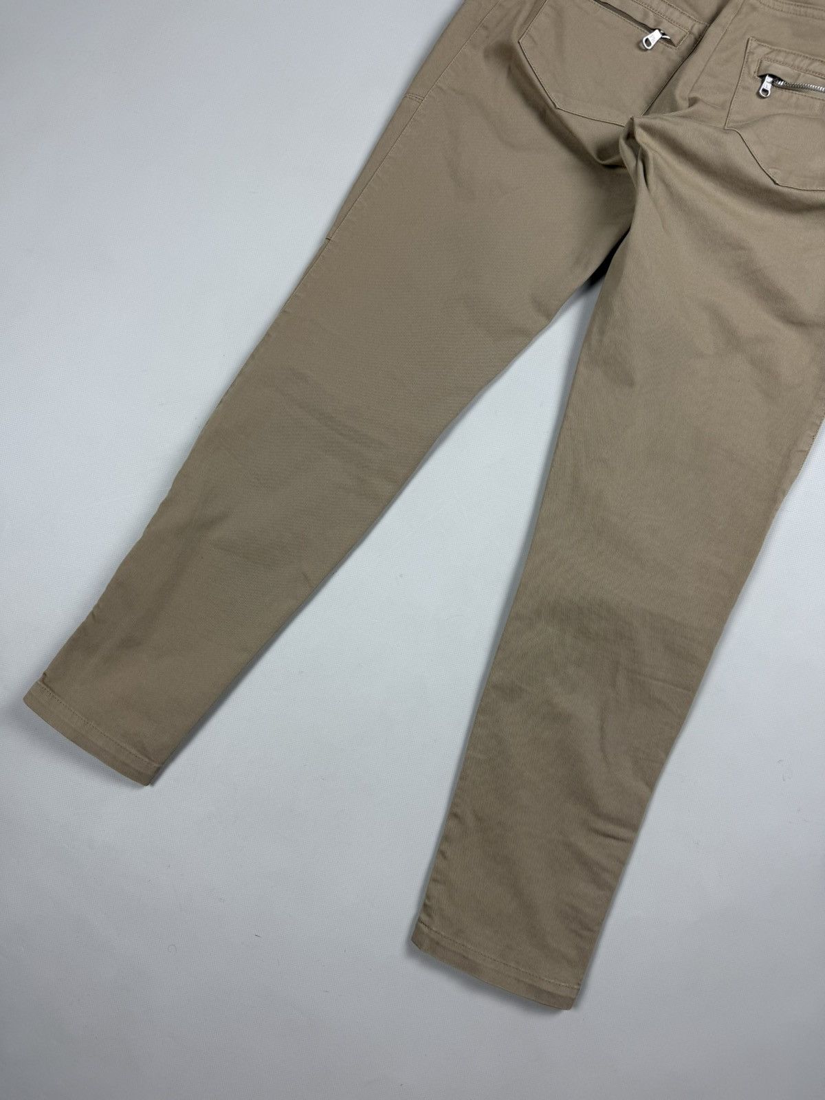 Pierre Balmain Pierre Balmain Ladies Ankle Zip Biker Chino Pants Trousers Size 28" / US 6 / IT 42 - 20 Thumbnail