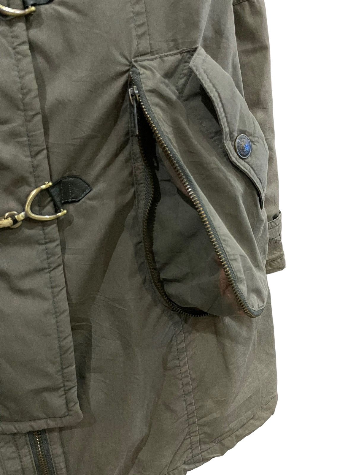 Calvin Klein × Michel Klein Michel Klein Buckle Multipockets Parka Jacket Size US XXS / EU 40 - 7 Thumbnail