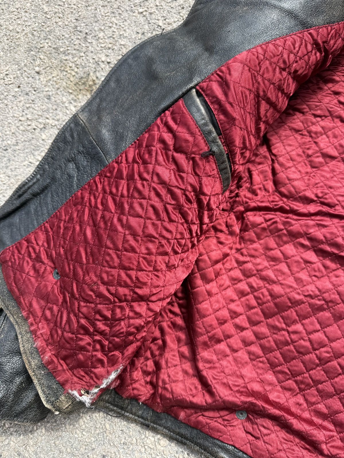 Emporio Armani Emporio Armani Archive Distressed Leather Pilot EA Test Piec Size US L / EU 52-54 / 3 - 9 Thumbnail
