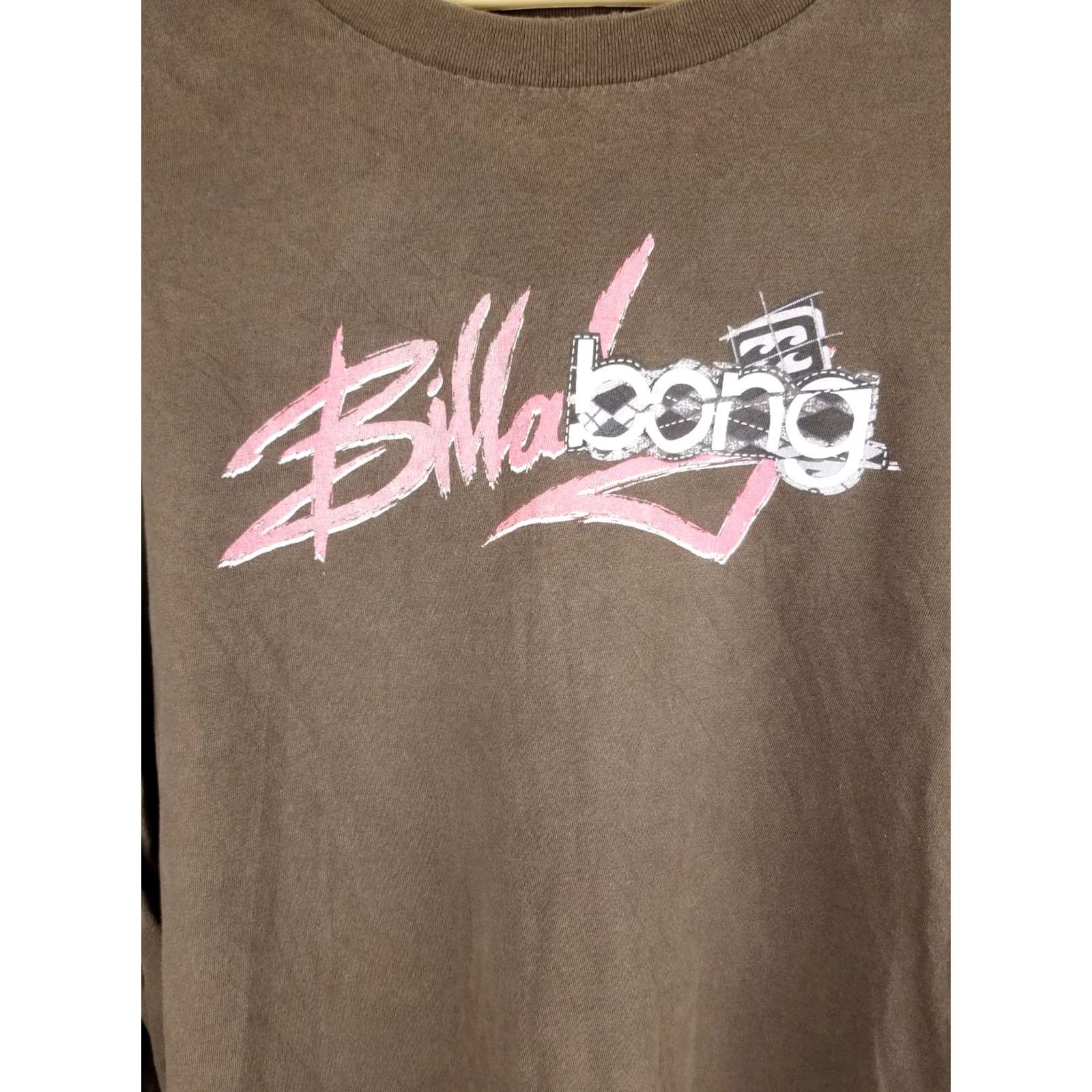 Billabong VINTAGE Billabong SURFER SHIRT XL Brown Long Sleeve T-Shirt Men XL 90s Y2K CAMOUFLAGE Cross Shoulder 22 INCH Cross Chest 24 INCH Size US XL / EU 56 / 4 - 2 Thumbnail