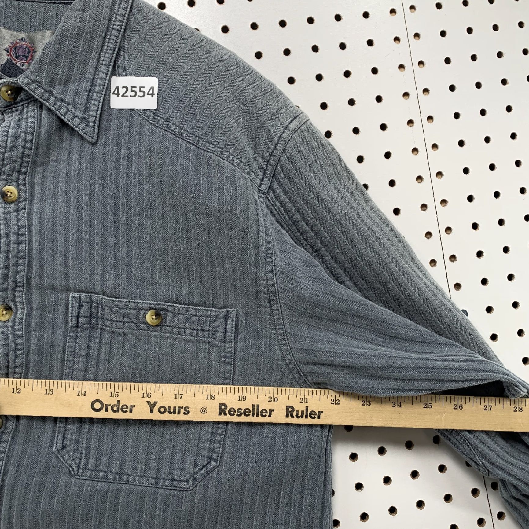 The Territory Ahead VINTAGE Territory Ahead Button-Up Shirt Mens Large Gray Long Sleeve Collared Casual Size US L / EU 52-54 / 3 - 4 Thumbnail