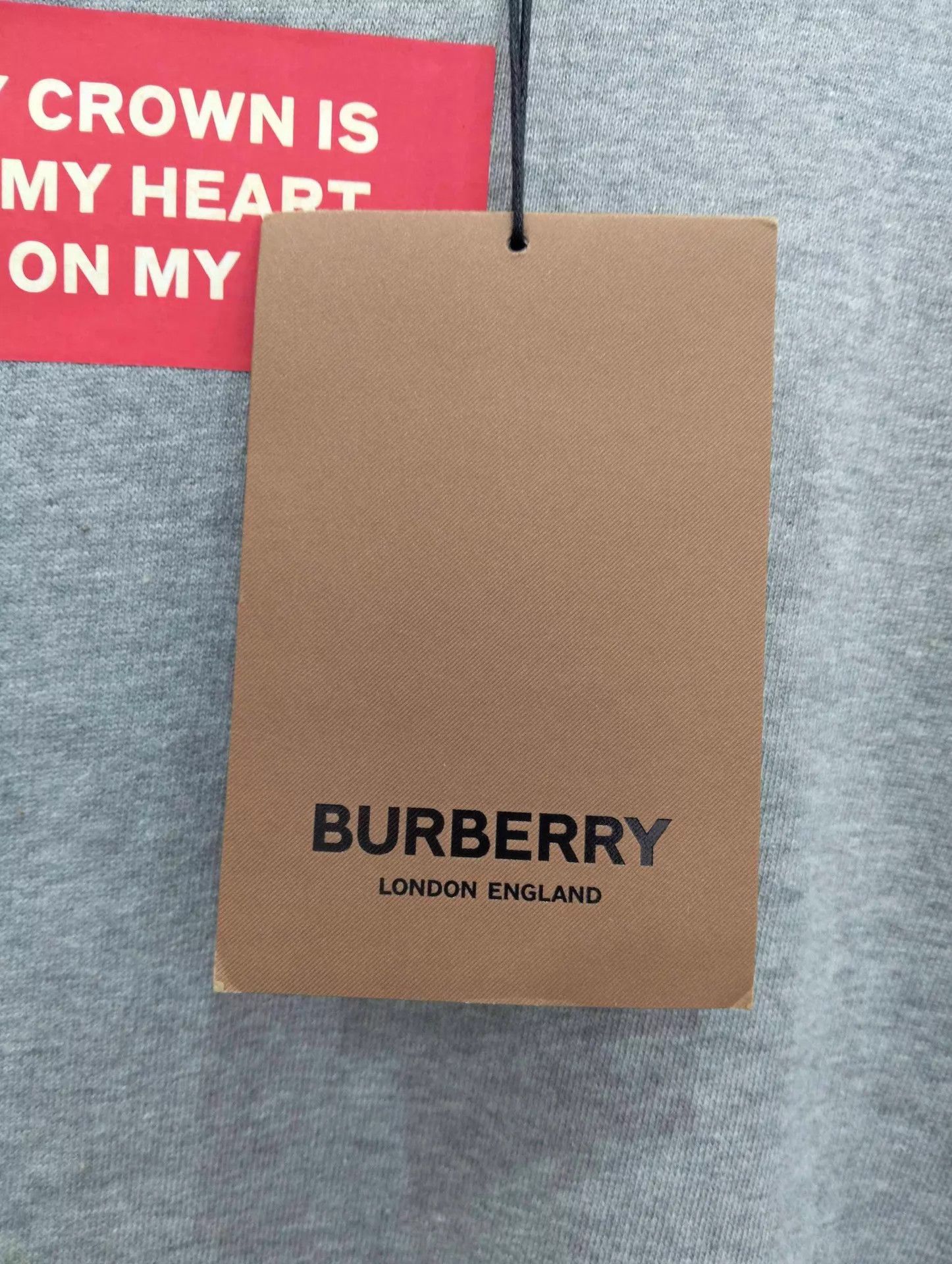 Burberry Burberry Logo Print Hoodie Women's Gray XS Size XS / US 0-2 / IT 36-38 - 7 Thumbnail
