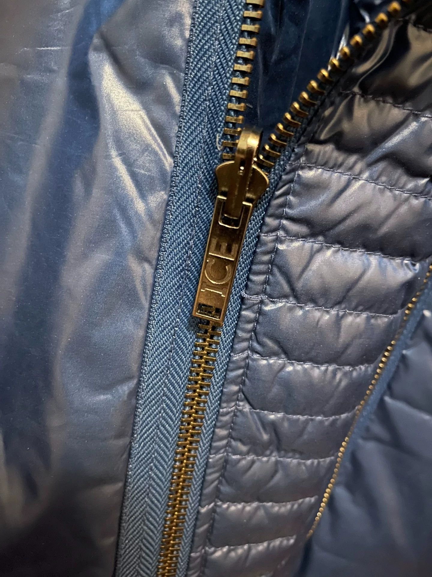 Iceberg iceberg blue double-faced down jacket 54 Size US L / EU 52-54 / 3 - 6 Thumbnail