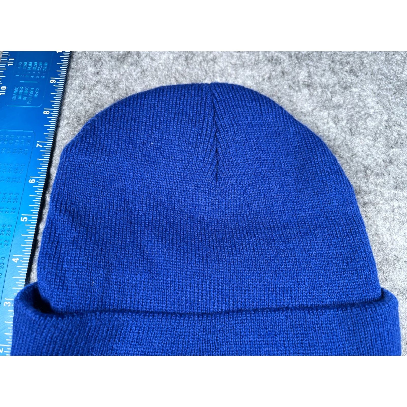 Port & Company Port & Company Beanie Toque A Logo Adult One Size Blue Knit Embroidered Acrylic Size ONE SIZE - 3 Thumbnail