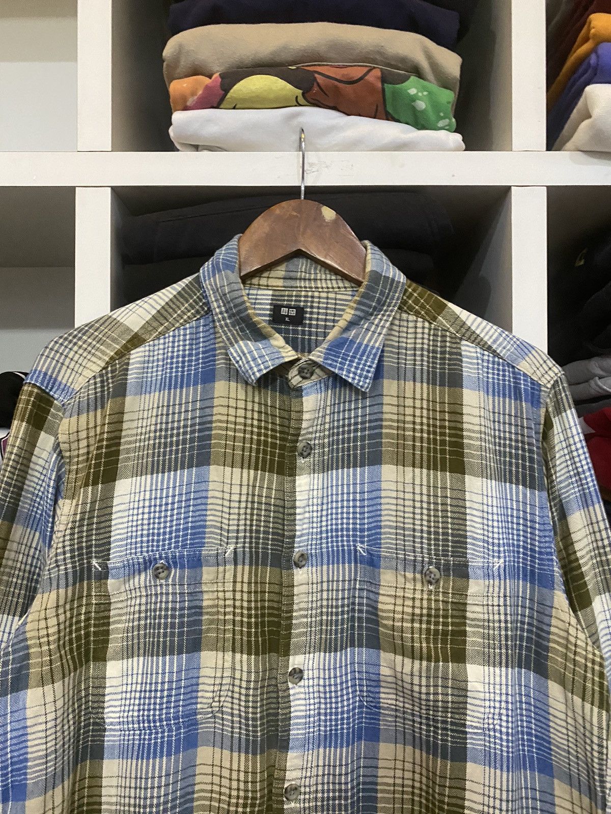 Flannel × Uniqlo Uniqlo Flannel Shirt Size US XL / EU 56 / 4 - 5 Thumbnail