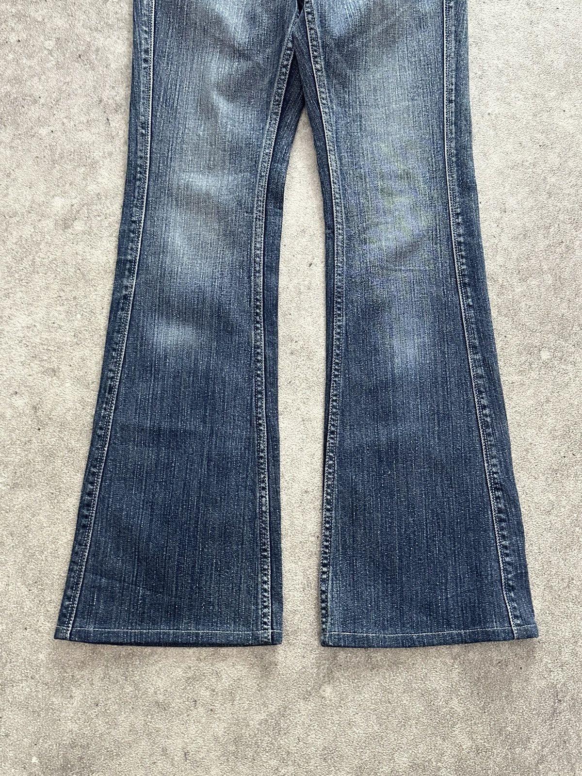 Tornado Mart 2000s Japanese Brappers Flared Washed Denim Jeans Lgb Size US 26 / EU 42 - 2 Thumbnail