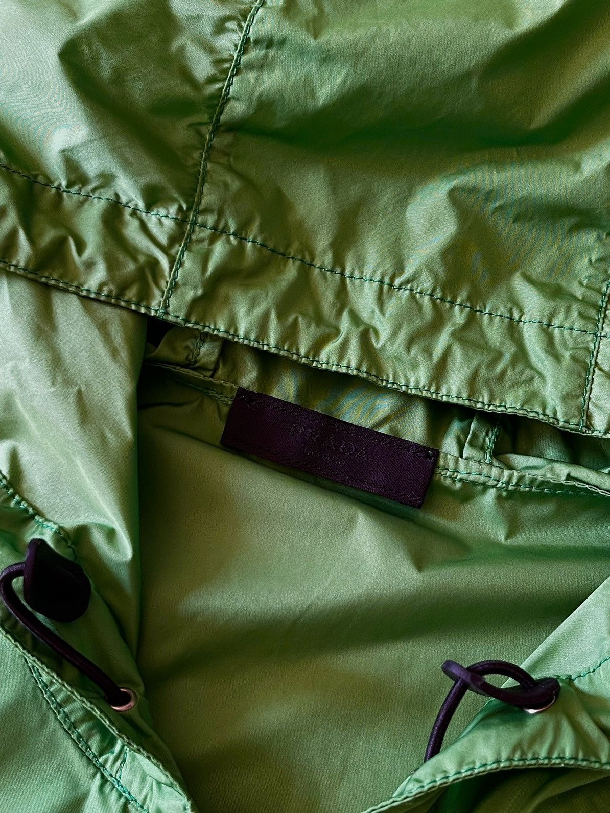 Prada Prada - AW2008 - Green Dopamine - Nylon Jacket Size US M / EU 48-50 / 2 - 8 Thumbnail