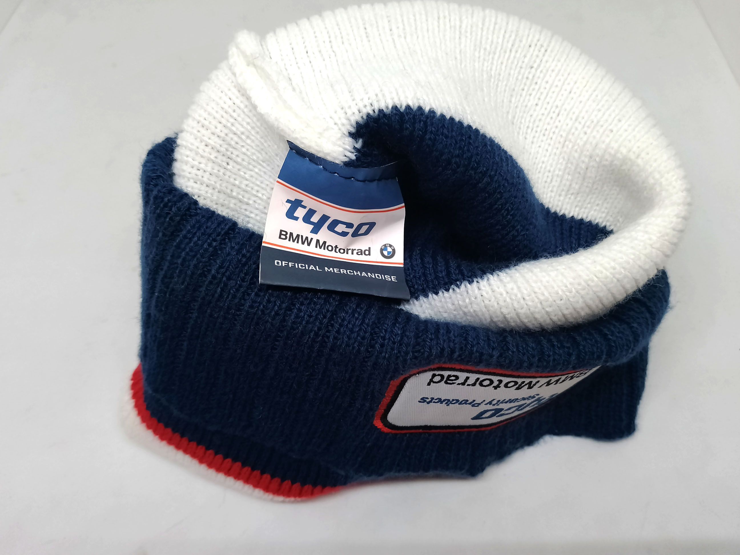 BMW BMW Motorrad Tyco Beanie Knit Hat Blue Red White Size ONE SIZE - 9 Thumbnail