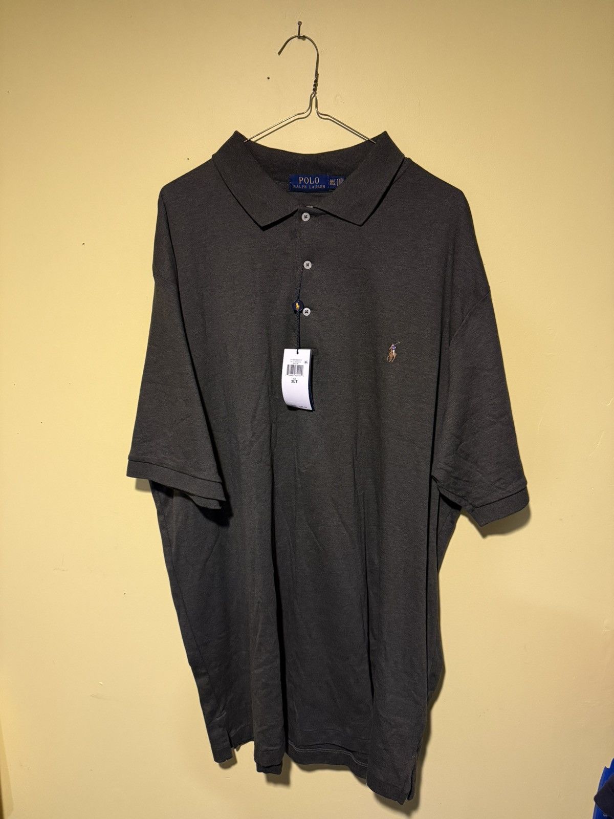 POLO RALPH LAUREN Green Big & Tall Polo Shirt NEW 2XLT