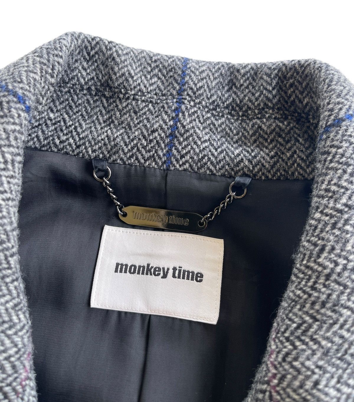 monkey time Sten Collar Bal Tweed Coat Size US M / EU 48-50 / 2 - 6 Thumbnail