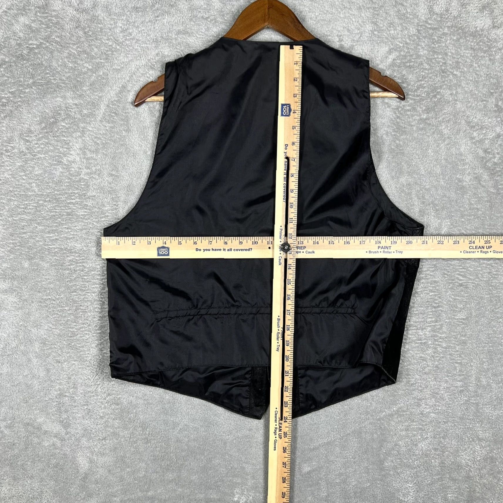 Anchor Blue VINTAGE Anchor Blue Vest Mens Leather 5 Button Nylon Closure Black Large Regular Fit Biker Shell - Mens Size US L / EU 52-54 / 3 - 6 Thumbnail