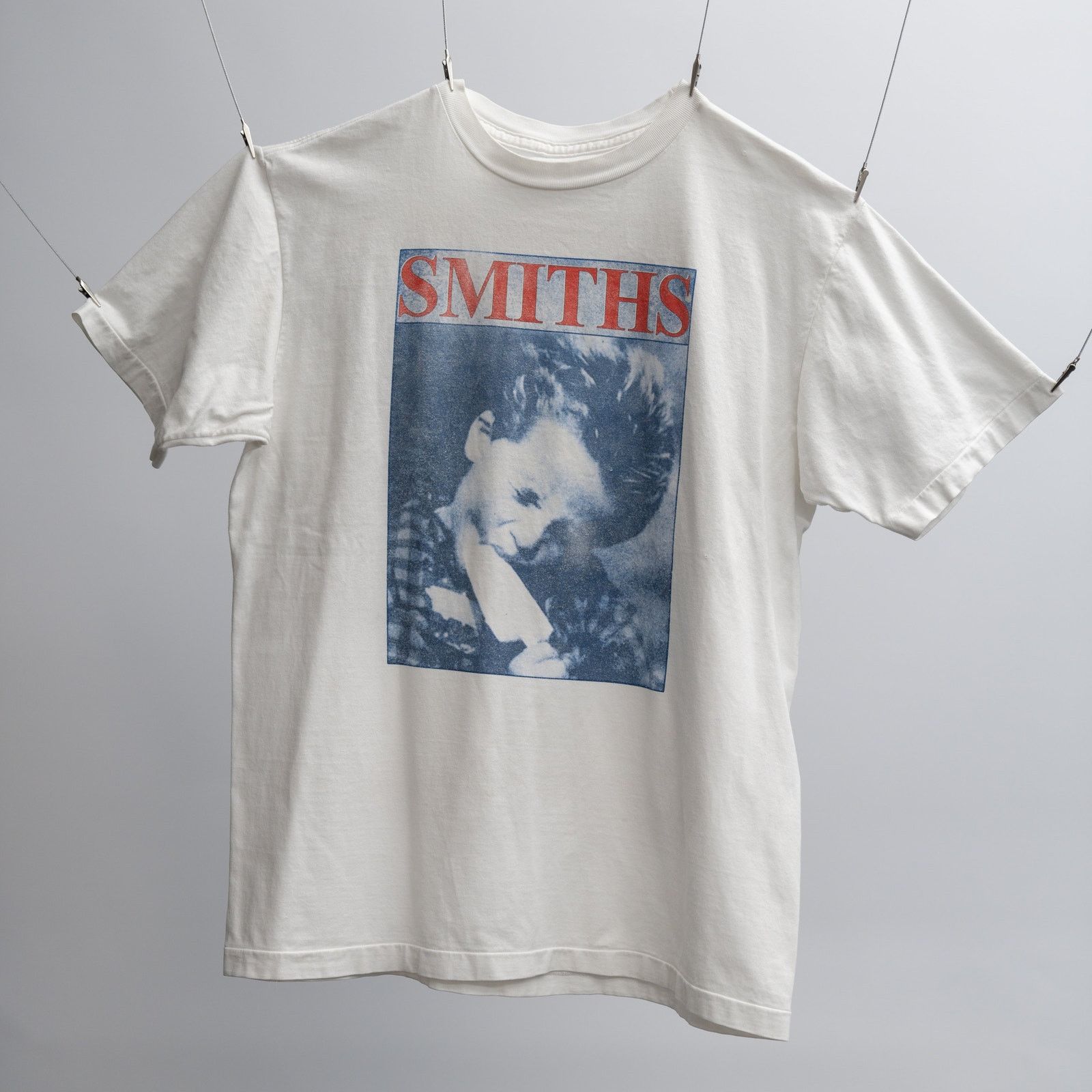 Image of Vintage Single Stitch The Smiths 'popsicle Boy' Tee - 1990's in White, Men's (Size XL)