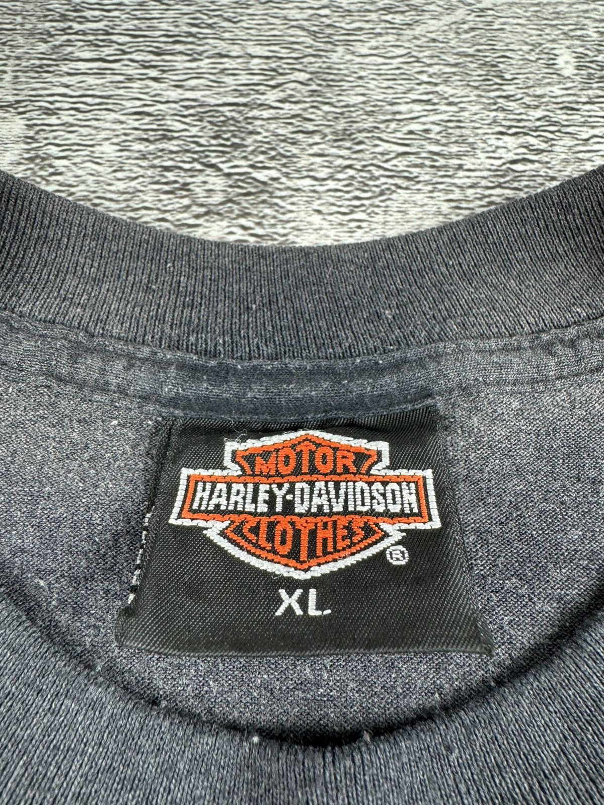 Harley Davidson 90s 1990 Harley Davidson USA Bike Eagle Print T Shirt Tee Size US XL / EU 56 / 4 - 8 Thumbnail
