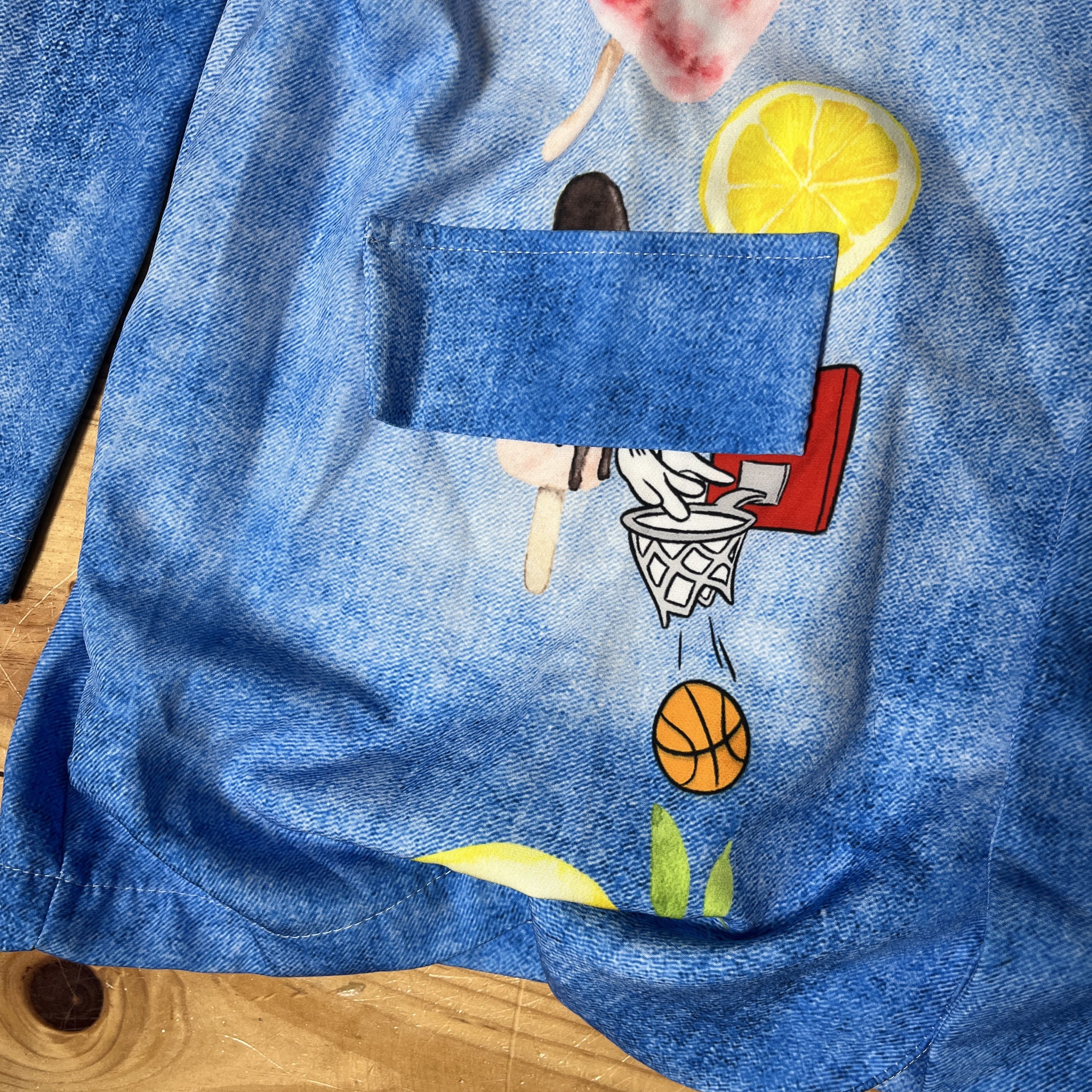 Other 90s Made in Italy Disney Mickey & Minnie Pop Art Jacket Size US L / EU 52-54 / 3 - 3 Thumbnail