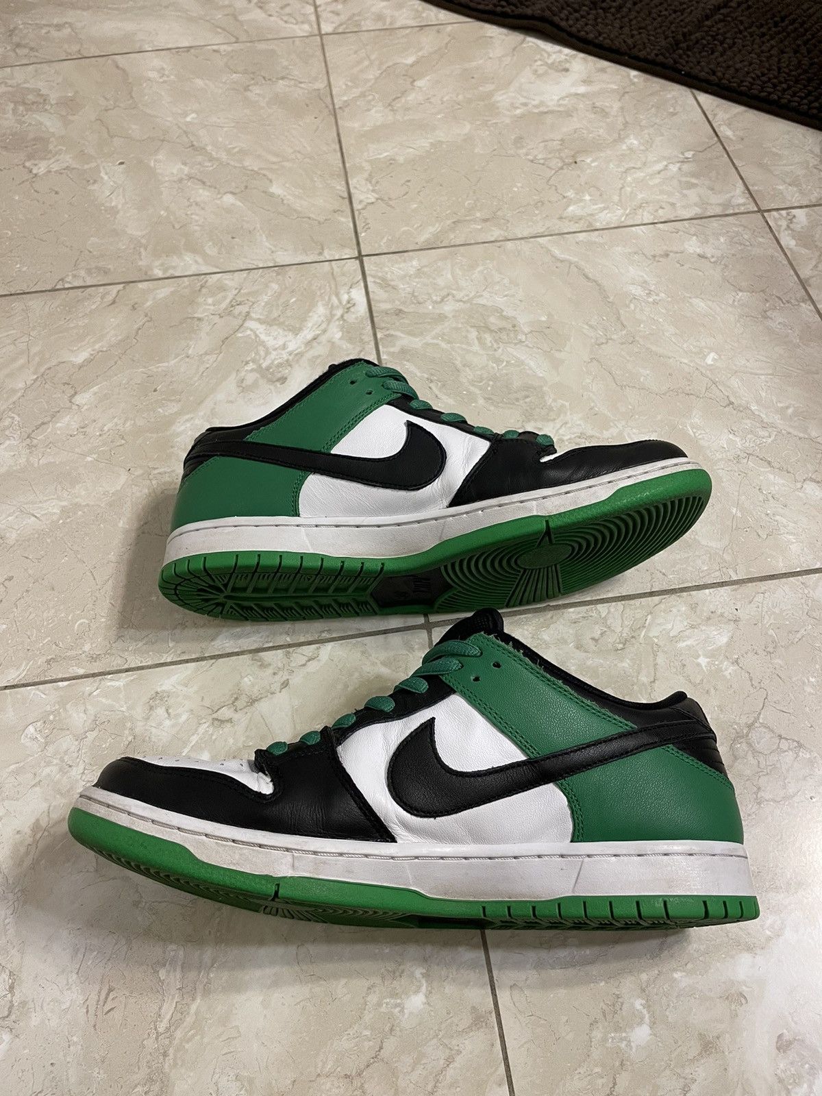 Nike Nike SB Dunk low pro classic green/black-white Size US 11 / EU 44 - 6 Thumbnail