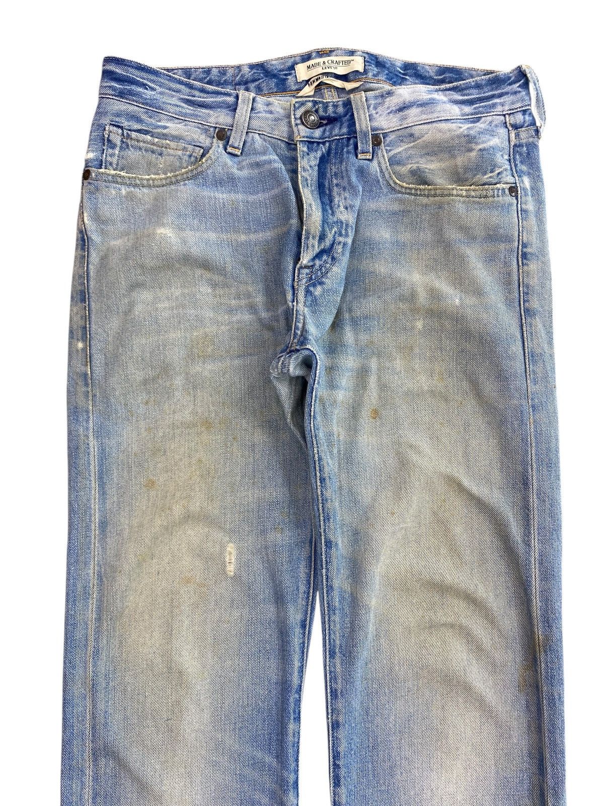 Levi's Made & Crafted Levi’s Made & Crafted Faded Blue Wash Style Soft Denim Size US 31 - 2 Thumbnail