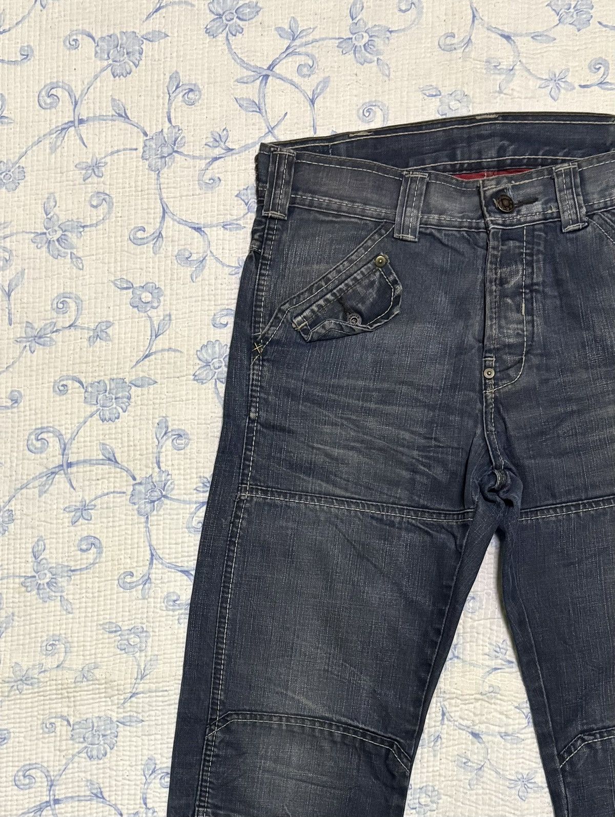 Vintage S19 Streetwear Jeans Distressed Denim Size US 32 / EU 48 - 5 Thumbnail