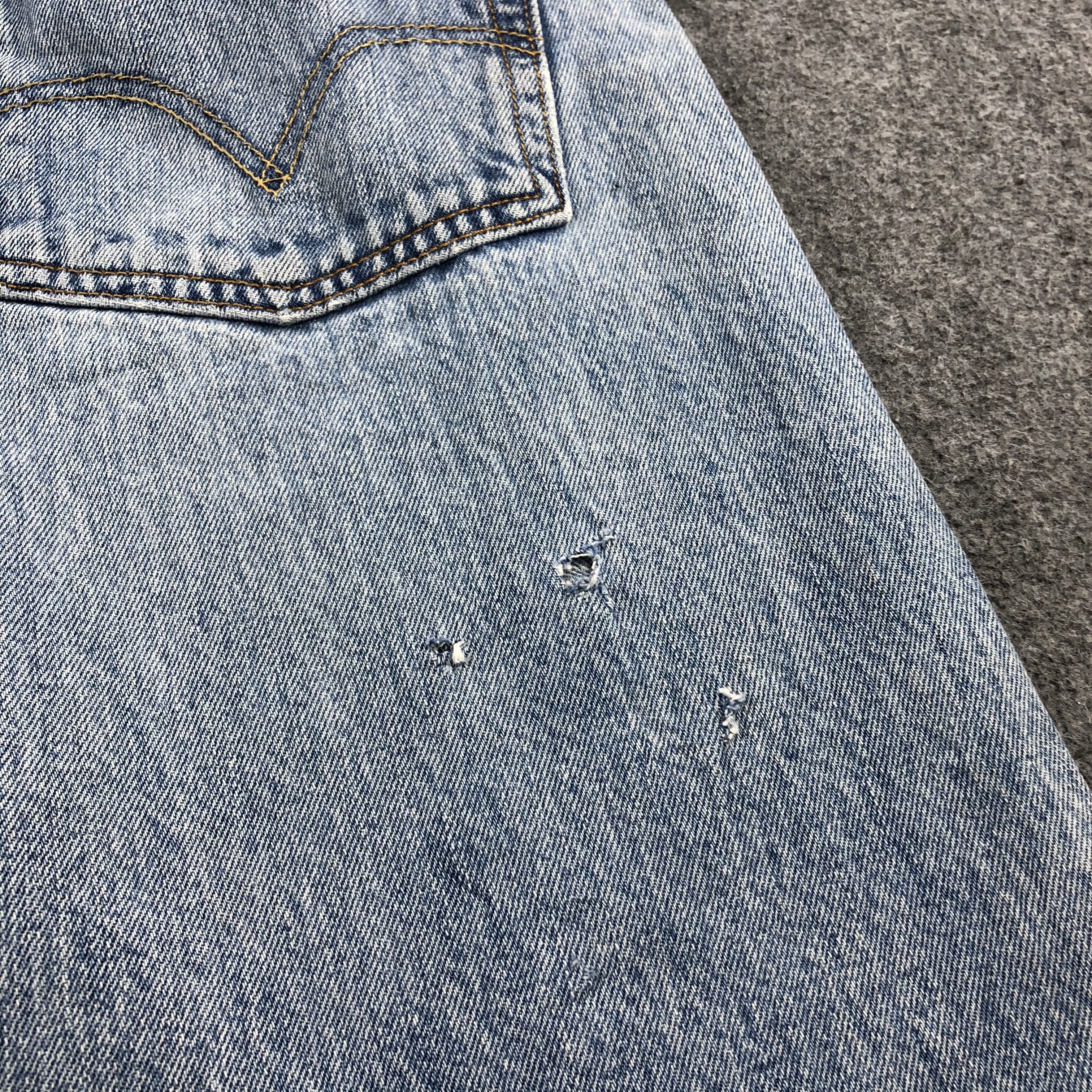 Levi's × Vintage Vintage 90s Distress Levis 501 Jeans-JM1142 Size US 37 - 8 Thumbnail