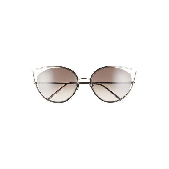 Linda Farrow Linda Farrow 59mm Polarized Cat Eye Sunglasses Size ONE SIZE - 2 Thumbnail