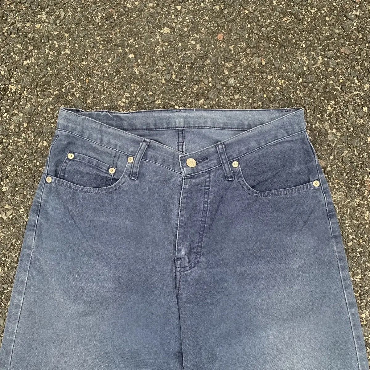 Polo Ralph Lauren RL POLO JEANS RALPH LAUREN TROUSERS FADED BUTTON FLY PANTS Size US 29 - 2 Thumbnail