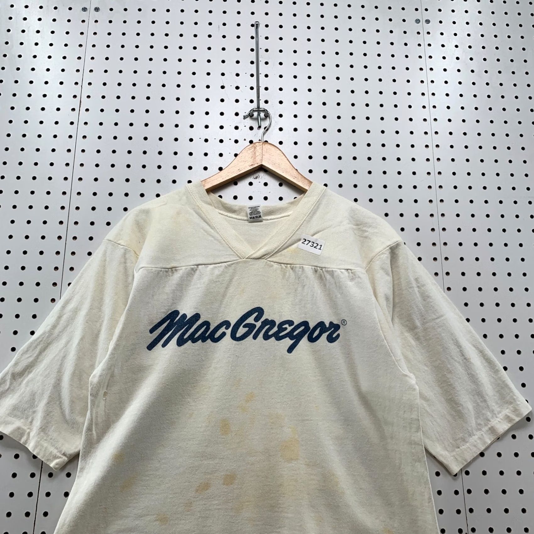 Vintage VINTAGE Medallion Shirt S White Mac Gregor Single Stitch Sleeve Fit 20x24 Size US S / EU 44-46 / 1 - 2 Thumbnail