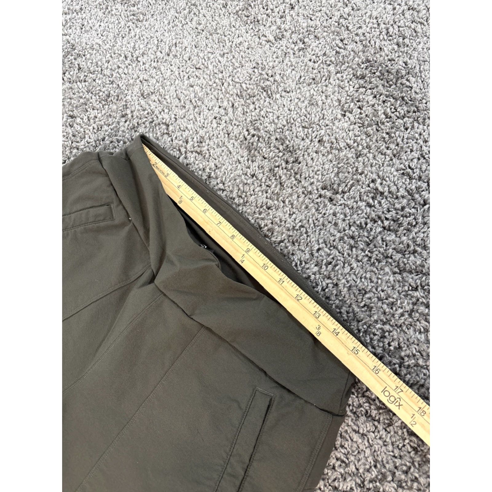 Athleta Athleta Pants Womens 14T Gray Legging Nylon Blended Fabric Ankle Elastic Waist Pockets Gym Training Running Yoga High Rise Cargo Headlands Hybrid Size 36" / US 14 / IT 50 - 4 Thumbnail