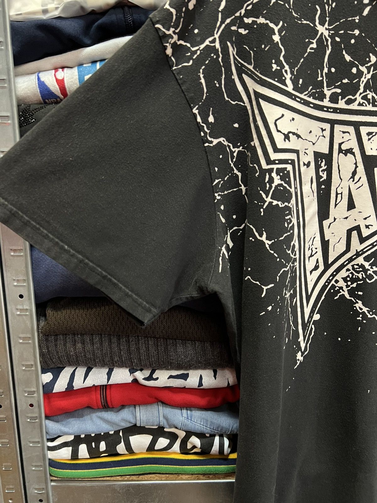 Tapout Vintage TapouT AOP Crackle Lightning T-Shirt Black Y2K Size US XXL / EU 58 / 5 - 4 Thumbnail