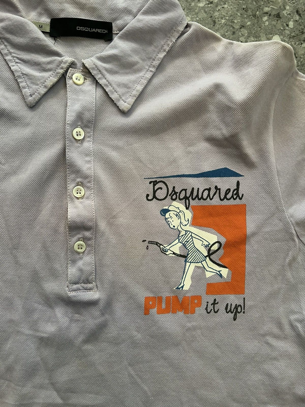 Designer × Dsquared2 S/S 2008 dsquared2 “pump it up” polo Size US M / EU 48-50 / 2 - 2 Thumbnail