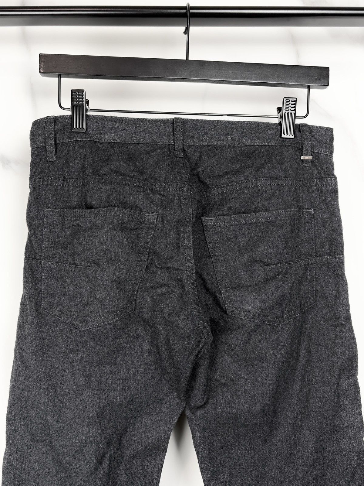 Dior Dior Homme Dark Gray Stretch Cotton Jeans KVA Size US 28 / EU 44 - 4 Thumbnail