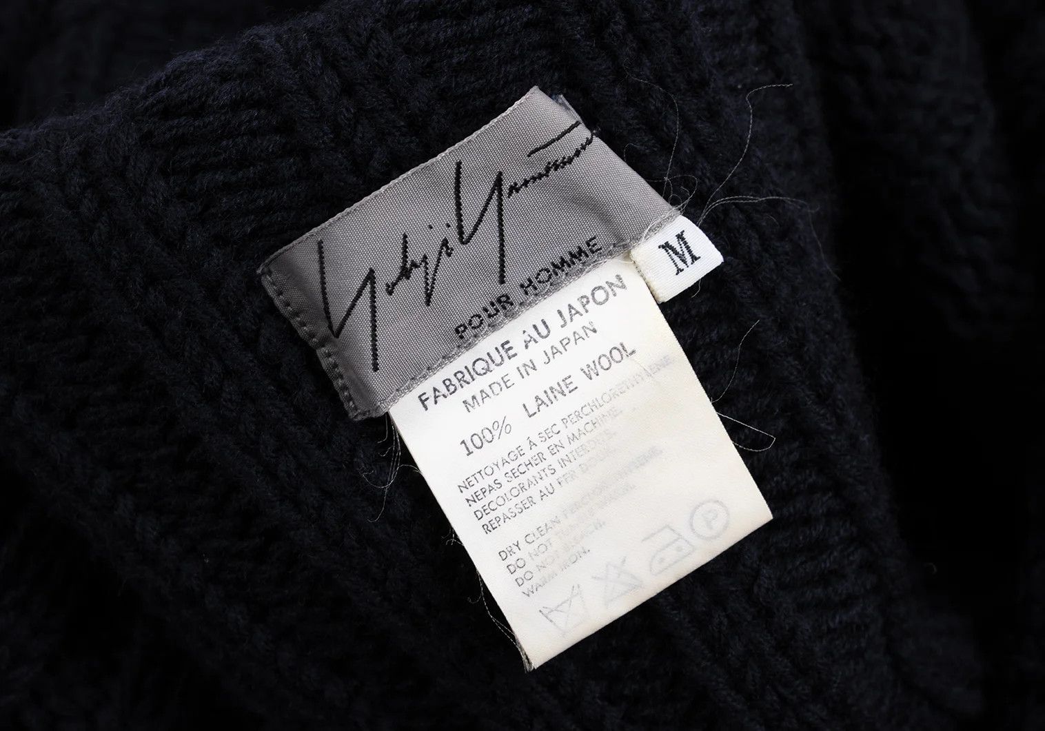 Yohji Yamamoto Yohji Yamamoto Wool Turtleneck Sweater Navy M Size US M / EU 48-50 / 2 - 13 Thumbnail